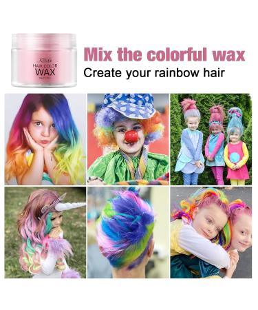Magic Master Hair Color Wax - Marshmallow Pink Temporary Hairstyle for Men & Women | Perfect for Parties Festivals & Cosplay - Buy Online on GoSupps.com