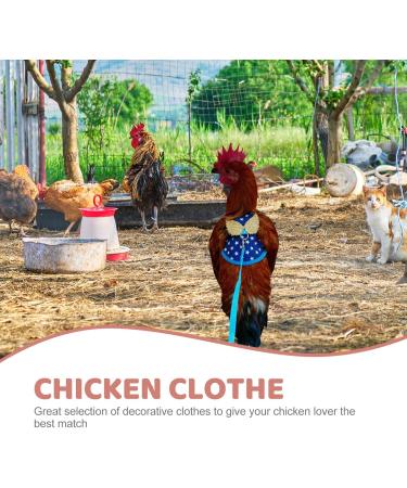 BESPORTBLE Chicken and Duck Vest Pet Harness Adjustable Hen Soft Harness Small Dog Harness Chicken Chest Blue - Buy Online on GoSupps.com