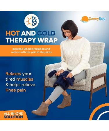 SunnyBay Microwavable Heating Pad for Neck, Shoulder, Knee, Back Pain - Fastening Straps, FSA HSA Approved - 10x18 Inch, 2.8 lbs - Buy Online on GoSupps.com