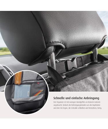Reer Car Seat Organizer Travelkid with Tablet Compartment - Dirt-Repellent & Multi-Bag Design for All Car Seats - Gray - Buy Online on GoSupps.com