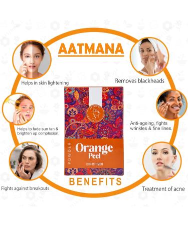 Orange Peel Powder 100g | Citrus Aurantium | Brightening & Lightening Face | Deep Cleansing | Vitamin C for Skin & Hair - Buy Online on GoSupps.com