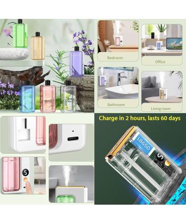 TLEVBT Automatic Aromatherapy Diffuser Wall Mounted Essential Oil Diffuser Intelligent Electric Aromatherapy Diffusers for Homee Rechargeable 5 Mist Modes Aromatherapy Diffusers (6PCS) - Buy Online on GoSupps.com