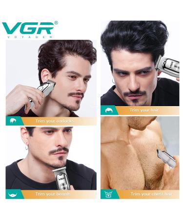 Professional Cordless Hair Clippers for Men | Waterproof Beard & Body Trimmer | USB Charging | V-071 - Buy Online on GoSupps.com