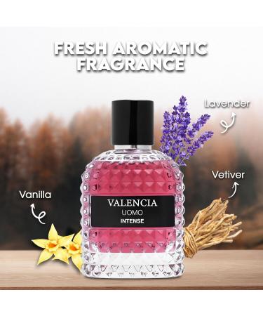 Women's Delilah&Valencia Uomo Intense Perfume Set Romantic Floral Scent Eau De Parfum Spray for Women 3.4 Fl Oz Each Bottle Daily Used Fragrance - Buy Online on GoSupps.com