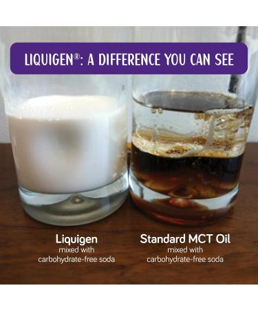 Liquigen - Emulsified MCT Oil - 8.5 Fl Oz Bottle (Case of 4) - Buy Online on GoSupps.com