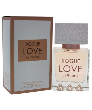 Rihanna Rogue Love Eau de Parfum Spray for Women 2.5 Fluid Ounce Floral 2.5 Fl Oz (Pack of 1)