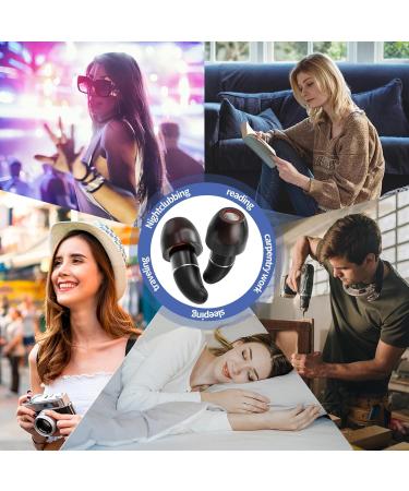 Noise Cancelling Ear Plugs for Sleeping - 32dB Soft Silicone Reusable Hearing Protection | Study Travel Work | 4 Sizes (XS S L XL - Buy Online on GoSupps.com