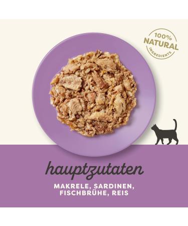 Applaws 100% Natural Wet Cat Food - Mackerel & Sardine in Broth (24 x 156g) - Premium Cat Nutrition - Buy Online on GoSupps.com