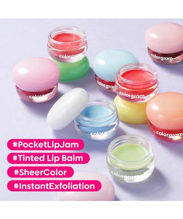 COLORGRAM TINTIN DORY LIP JAM 06 CHERRY JAM | Pudding Pot Lip Blush | Tinted Lip Jam Hydrating & Plumping Lip Gloss with Lightweight Non-Sticky Formula | Clear Radiance & Semi-Transparent Color - Buy Online on GoSupps.com