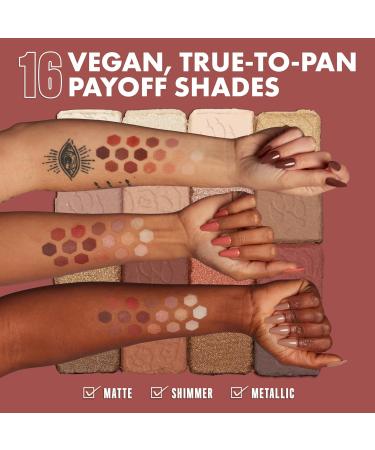 NYX PROFESSIONAL MAKEUP Ultimate Shadow Palette 16-shade Eyeshadow Palette Vegan Formula - Warm Neutrals NEW & IMPROVED Warm Neutrals - Buy Online on GoSupps.com