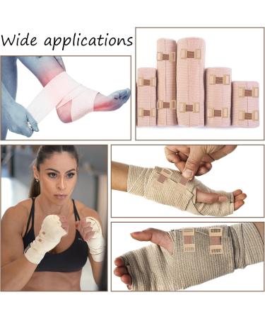 CHGCRAFT 120Pcs Elastic Bandage Clips - Aluminum Stretch Fasteners for Secure Bandage Wraps - Light Brown Replacement Clips - Buy Online on GoSupps.com