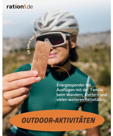 High Energy Bar - Vegan Lactose-Free 4-Pack | Ideal for Hiking Outdoor Activities & Family Excursions - Buy Online on GoSupps.com
