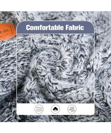 BEAUTYZOO Small Dog Sweater - Turtleneck Cable Knit Winter Coat for Small Medium Dogs (Retro Grey, M) - Buy Online on GoSupps.com