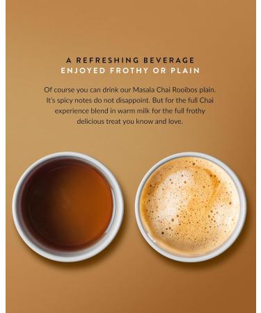 Tega Organic Masala Chai Rooibos Tea | Herbal Tea in Eco-Friendly Tea Bags Fairtrade Carbon Neutral Zero Sugar Caffeine Free 20 Individually Wrapped Tea Bags (Pack of 3) Masala Chai 20 Count (Pack of 3) - Buy Online on GoSupps.com