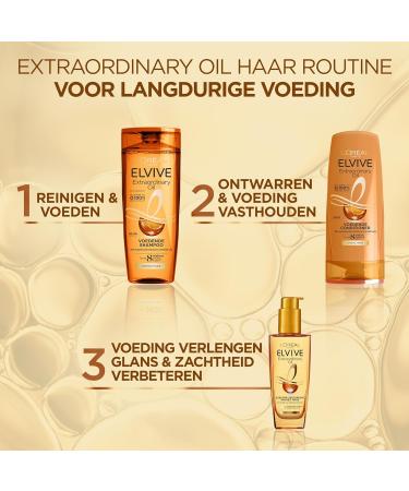 L'Oreal LOr al Paris Elvive Extraordinary Oil Hair oil up to 6x more shine for all hair types 100ml It provides heat protection up to 230 C nongreasy formula - Buy Online on GoSupps.com