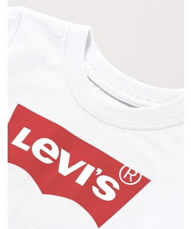 Levi's Kids Baby Boys White Long Sleeve Batwing Tee - 6 Months - Buy Online on GoSupps.com