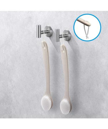 Yamahiko Bath Body Brush - Wet/Dry Exfoliating Back & Body Scrubber with Long Handle for Shower - Wheat Straw Bristles - Ideal for Women & Men - Buy Online on GoSupps.com