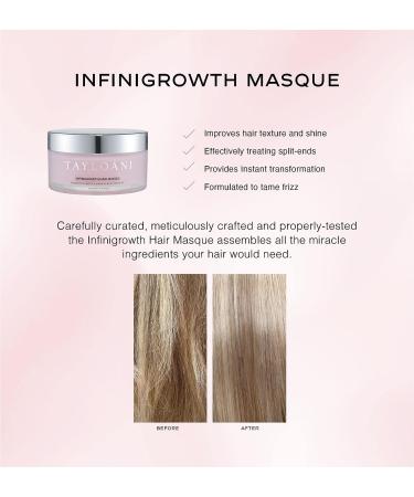 Tayloani Infinigrowth Hair Masque - Deep Conditioning Hair Mask for Dry and Damaged Hair - Promotes Hair Growth - 8.45 Fl Oz - Buy Online on GoSupps.com