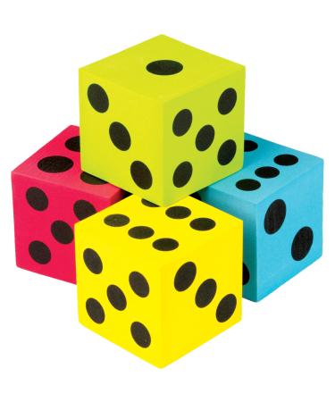 Teacher Created Resources (20810) Colorful Jumbo Dice 4-Pack
