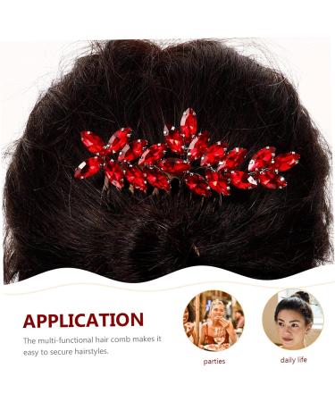 MUSISALY Bridal Headwear Rhinestone Hair Side Comb Hair Comb Clips Rhinestone Hair Accessories Diamond Hair Accessories Rhinestone Hair Combs Hair Combs for Wedding Bridal Hair Accessories - Buy Online on GoSupps.com