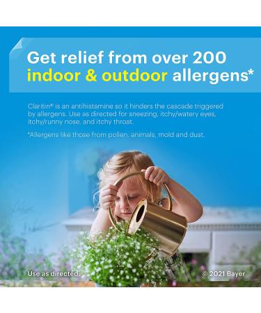 Claritin Kids 24-Hour Non-Drowsy Allergy Relief Chewables - 40 Grape Tablets - Buy Online on GoSupps.com