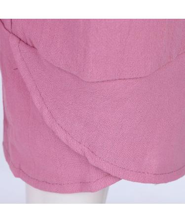 Nursling Women's Summer Linen Capris with Pockets - XXL, Elastic Waist, Drawstring - Pink - Buy Online on GoSupps.com
