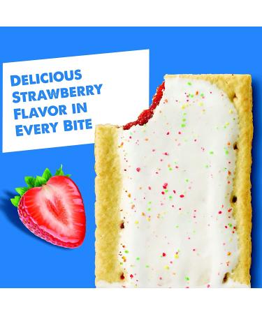 Pop-Tarts  Breakfast Toaster Pastries  Frosted Strawberry  Fun Snacks For Kids (64 Toaster Pastries) - Buy Online on GoSupps.com