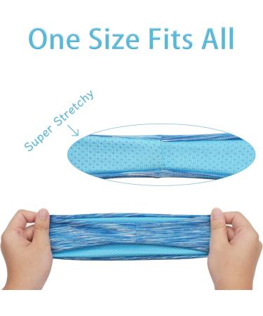 Midodo Sport Headband for Men - 5 Pack Yoga Running Cycling & Basketball Moisturizing Workout Bands - Buy Online on GoSupps.com