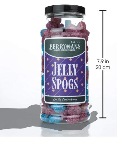 Original Jelly Spogs Retro Sweets Gift Jar By Berrymans Sweet Shop - Classic Sweets Traditional Taste. - Buy Online on GoSupps.com