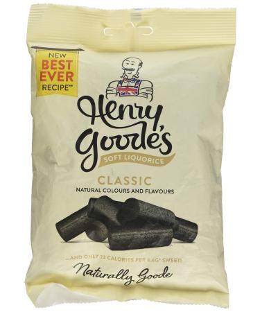 Henry Goodes | Soft Eating Liquorice | 1 x 200g Liquorice Wheat 200 g (Pack of 1)