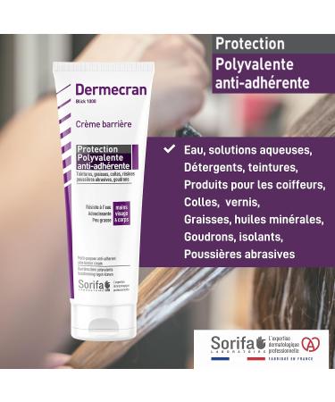 Sorifa Laboratory Set of 6 DermScreen Barrier cream Versatile protection against adhesion Hands face and body High tolerance Fragrancefree Tube 125 ml - Buy Online on GoSupps.com