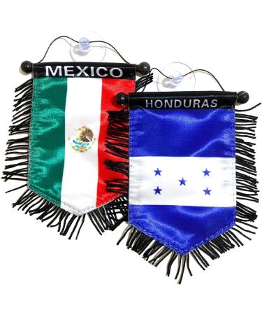 Mexico Honduras Mini Banner: Car/Home/Wall Decor Flag Accessory - Buy Online on GoSupps.com