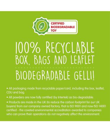 Zimpli Kids Eco Gelli Baff 10-Pack: 6 Green, 2 Red, 2 Blue - Sustainable Children's Bath Toy | Eco-Friendly & Recyclable - Buy Online on GoSupps.com