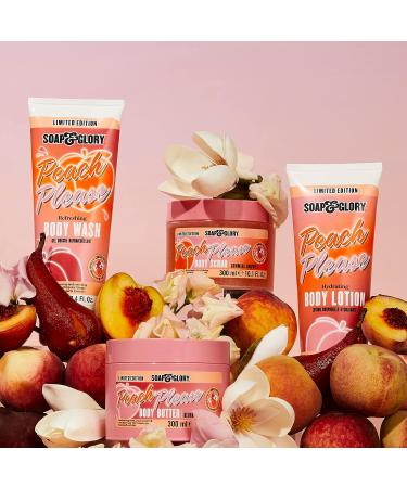Soap & Glory Peach Please Body Lotion - Vitamin E, Shea Butter, Coconut & Almond Oil, 250ml - Buy Online on GoSupps.com