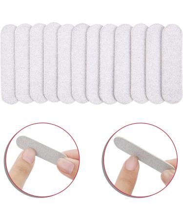 JSRQT 100 Mini Nail Files Double Sided Nail File Set Emery Board for Women Girls Acrylic Mini Nail Files Bulk Nail Buffer Professional Nail Files 180/240 Grit Manicure Tool (Silver) - Buy Online on GoSupps.com