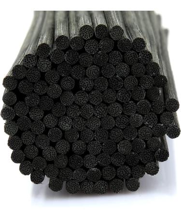 Tomcenxi Black Reed Diffuser Sticks - 19 cm Natural Rattan Aroma Sticks for Essential Oils | Perfect for Home & Office - Buy Online on GoSupps.com