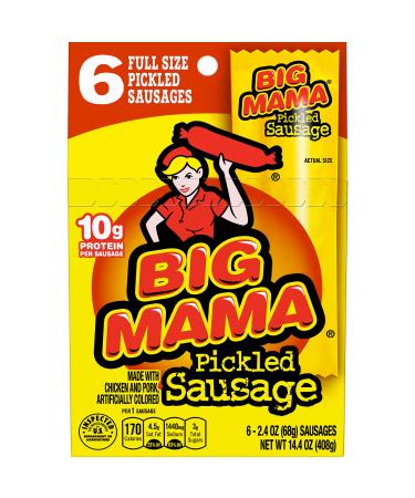 Penrose Big Mama Pickled Sausages, 2.4 Oz, 6 Pack Big Mama 2.4 Oz (6 Pack)