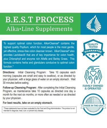 Morter HealthSystem Alka Cleanse - Herbal Alkaline Detox & Colon Cleanse Formula with Psyllium Husk, Probiotics, Enzymes & Herbs - Buy Online on GoSupps.com