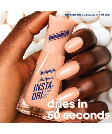 Sally Hansen Insta-Dri x Mentos Nail Polish Mint to Be - Fast Drying Formula - 1 Count - Buy Online on GoSupps.com