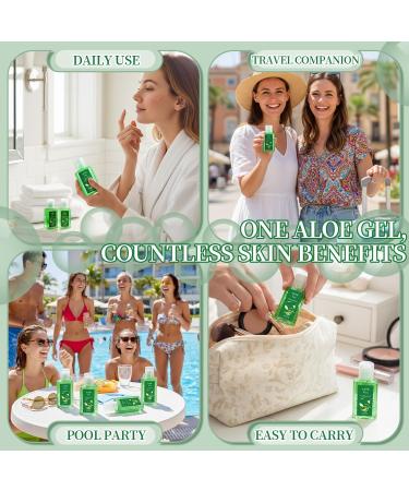 Swiffen 24 Pcs Mini Aloe Vera Gel for Skin Travel Size 1 oz Sunburn Treatment Party Favors Mini Moisturizer Travel Size Lotion Bulk for Thank You Gifts Wedding Beach Summer Flamingo Party Supplies - Buy Online on GoSupps.com