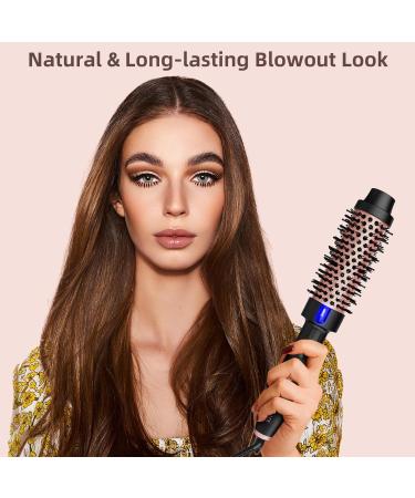 Shop 1.5 Inch Thermal Brush Blowout - Heated Round Curling Brush for Volume & Curls | Negative Ion Technology - Rose Gold - Buy Online on GoSupps.com