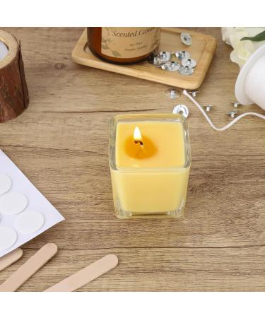 Allava 6100cm Candle Wicks - 100 Cotton Wickers & Stickers for DIY Smoke-Free Candles | Perfect for Fragrance & Oil Lamps - Buy Online on GoSupps.com