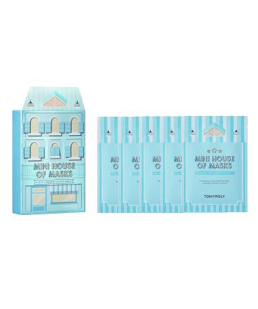 TONYMOLY Mini House Of Masks - Hyaluronic Acid Sheet Mask 5 Count | Hydrating Skincare for All Skin Types - Shop Internationally Now - Buy Online on GoSupps.com