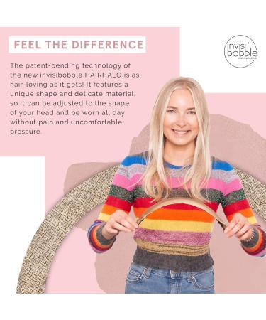Invisibobble Hairhalo Haarreif - Let's Get Fizzycal | Adjustable Soft & Hair-Friendly Headband for Girls & Women | Original Design from Munich - 1 Pack Bronze - Buy Online on GoSupps.com