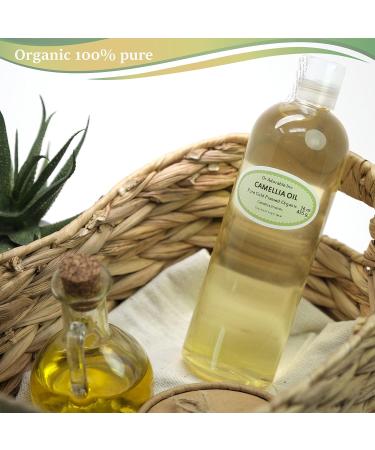 Dr Adorable Camellia Seed Oil - 100% Pure & Organic - 16 oz Cold Pressed - International Shipping Available - Buy Online on GoSupps.com