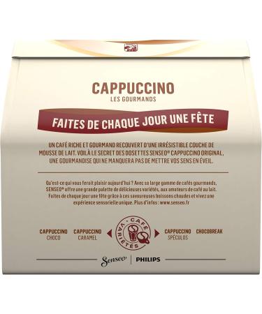 SENSEO Caf Cappuccino 8 soft pods - Pack of 5 (40 pods) - Buy Online on GoSupps.com