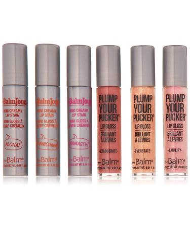 theBalm Hydrating Mini Lip Gloss 6-Piece Set