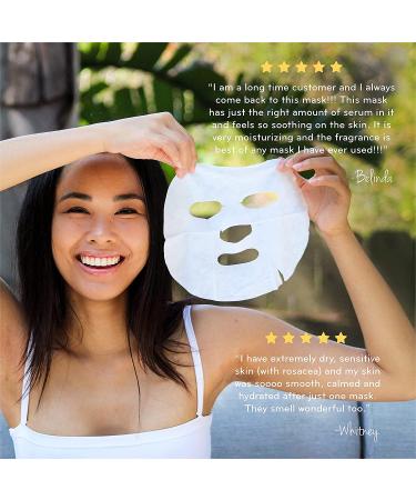 Shop Purlisse Blue Lotus Seaweed Treatment Sheet Masks - 6 Pack | Anti-Aging Hydration - Buy Online on GoSupps.com