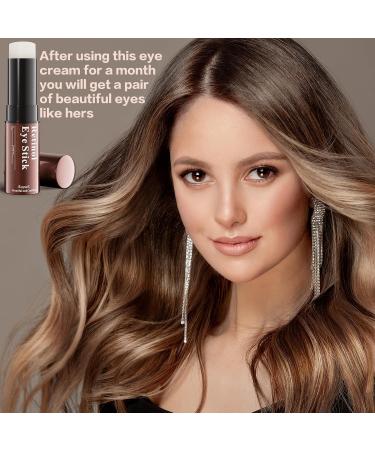 Retinol Eye Stick - Anti-Aging Eye Balm for Dark Circles Puffiness & Fine Lines - Brightening Under Eye Cream for Radiant Skin - Buy Online on GoSupps.com