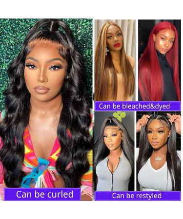 26 Brazilian Straight Lace Front Wig 180% Density HD Lace Pre-Plucked for Black Women - Buy Online on GoSupps.com